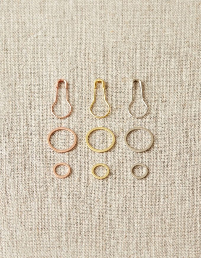 Cocoknits│ Precious Metal Stitch Markers (Maschenmarkierer Metall)