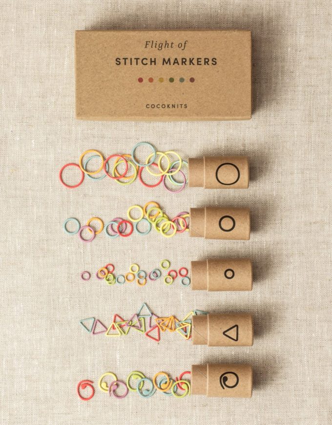Cocoknits│ Flight of Stitch Markers (Maschenmarkierer Set)