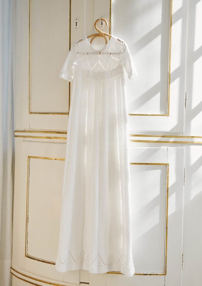 Sandnes Garn │Tema 65 - Blauglöcken Taufkleid und Mütze