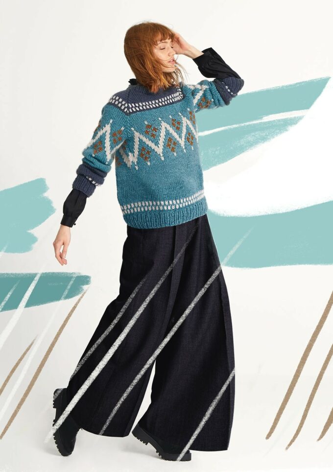 Sandnes Garn x iiS Woodling - Blafjell Pullover