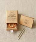 Cocoknits I Lederkordel Nadel Set (Leather Cord and needle Stichholder)