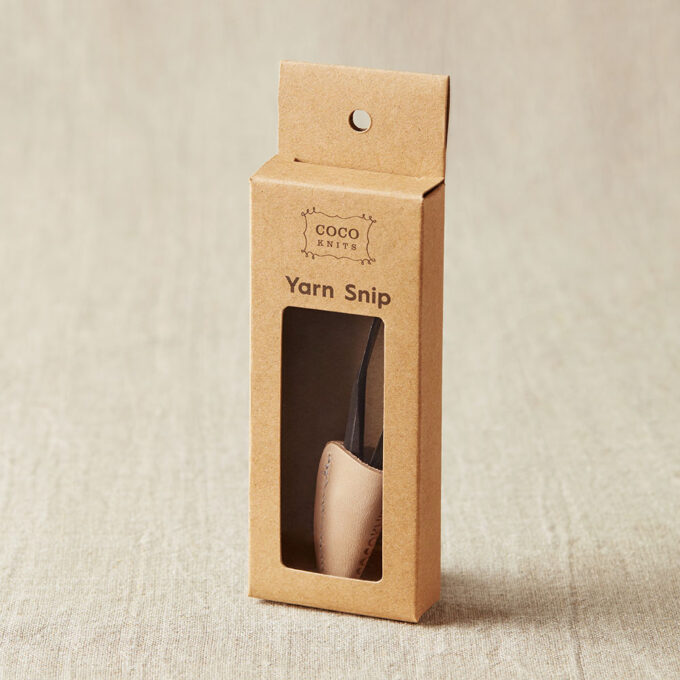Cocoknits I Wollschere (Yarn Snip with leather Cover)