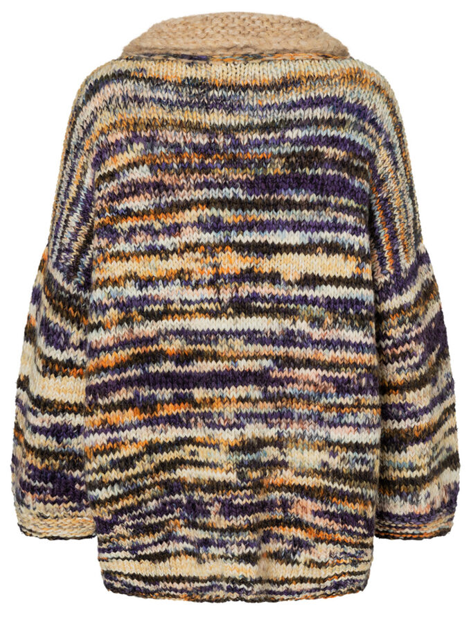 Lana Grossa I Cardigan aus lala Berlin STRIPY und FURRY