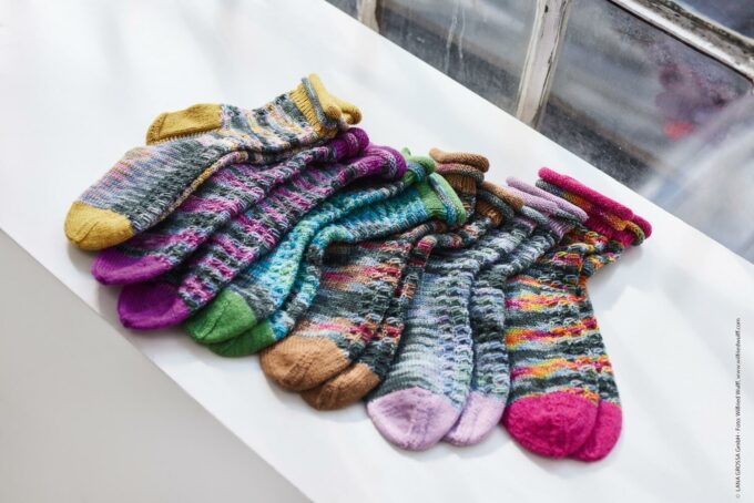 Lana Grossa I Meilenweit 4 fädig HANDGEFÄRBT