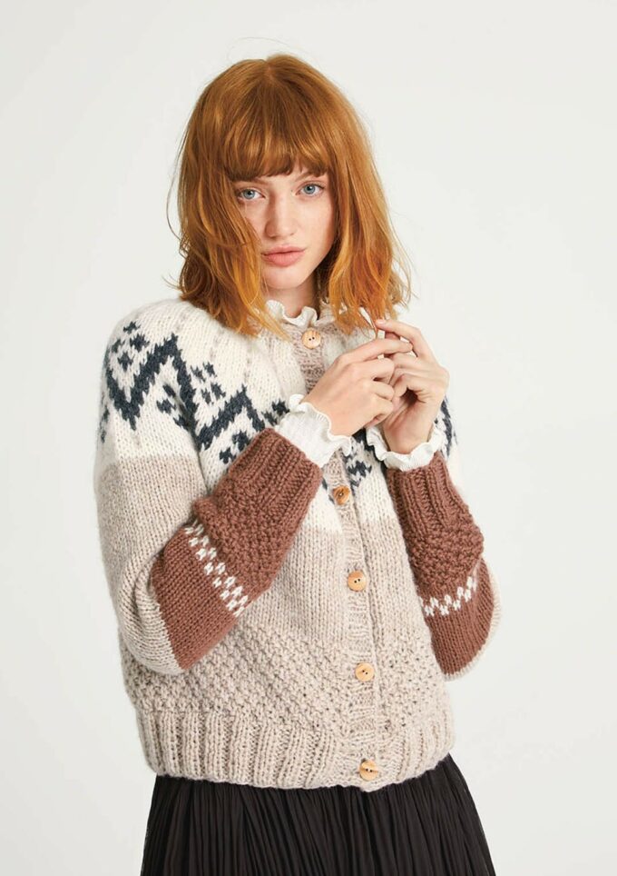 Sandnes Garn I Wollpaket Bursfjell Jacke