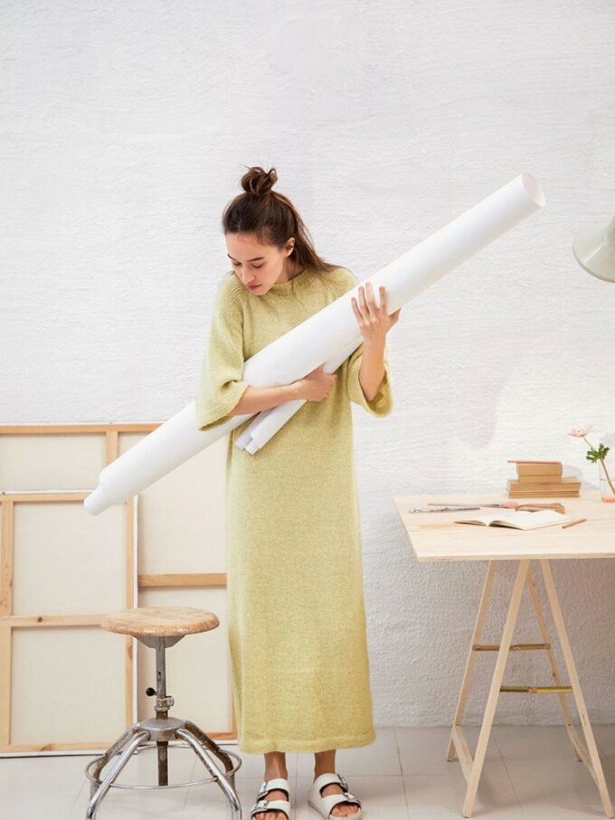 Sandnes Garn I Cherry Kjole (Kirschen Kleid)