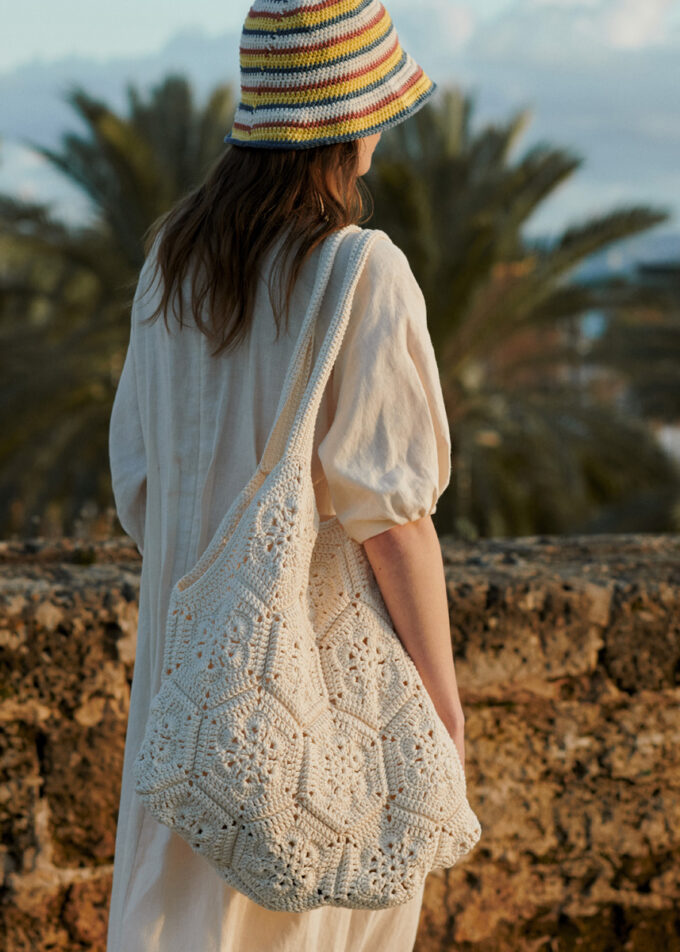 Lana Grossa I Gehäkelte Boho Tasche