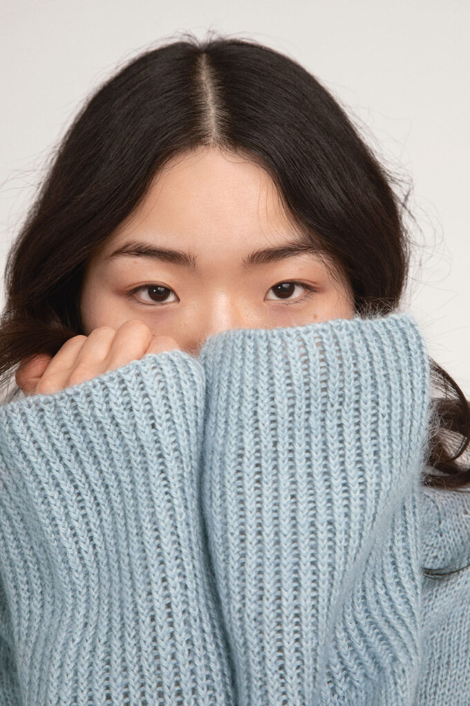 Sandnes Garn I FRANKY Genser 1a (Top Down)