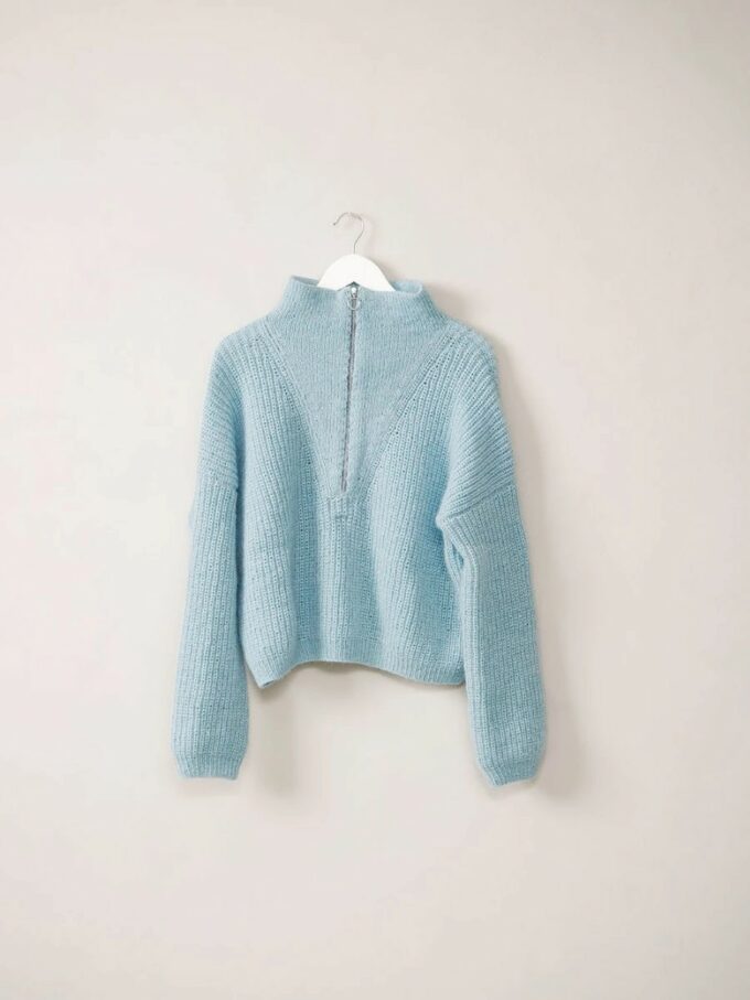 Sandnes Garn I Zoe Zipper Genser (2212-7)