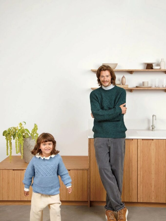 Sandnes Garn I Guernsey Genser Herren (2212-10)