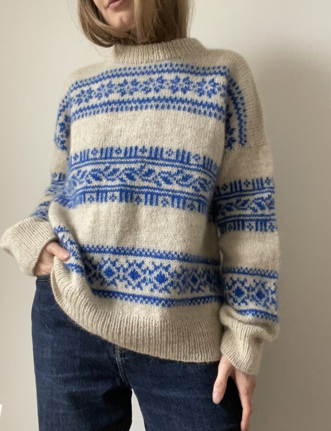 LE KNIT I Porcelain Sweater