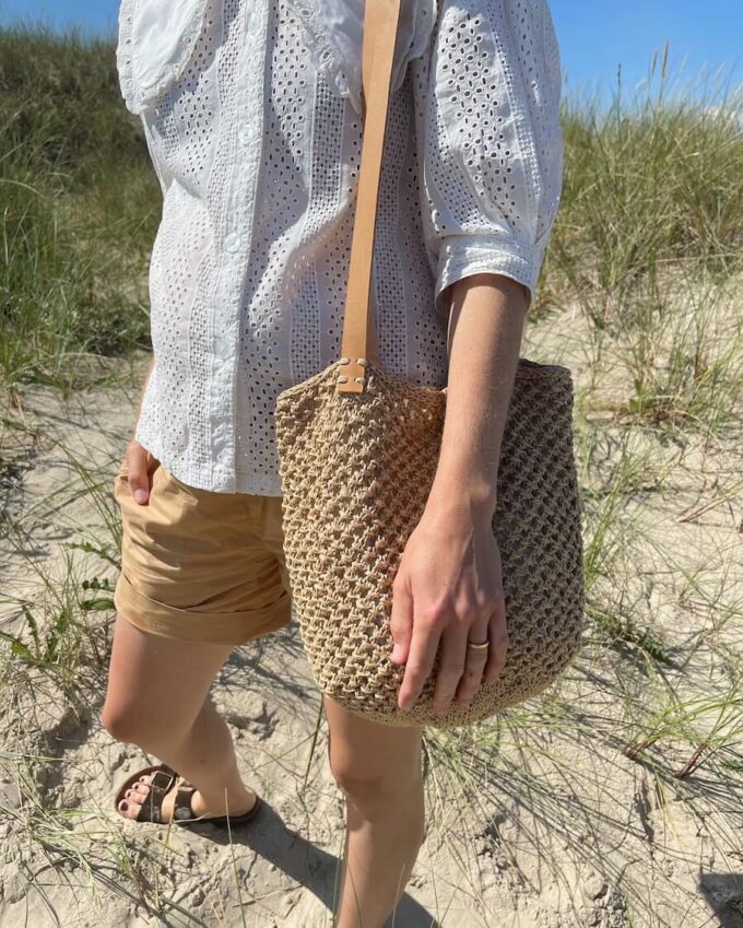 PetiteKnit I Lederriemen für French Market Bag