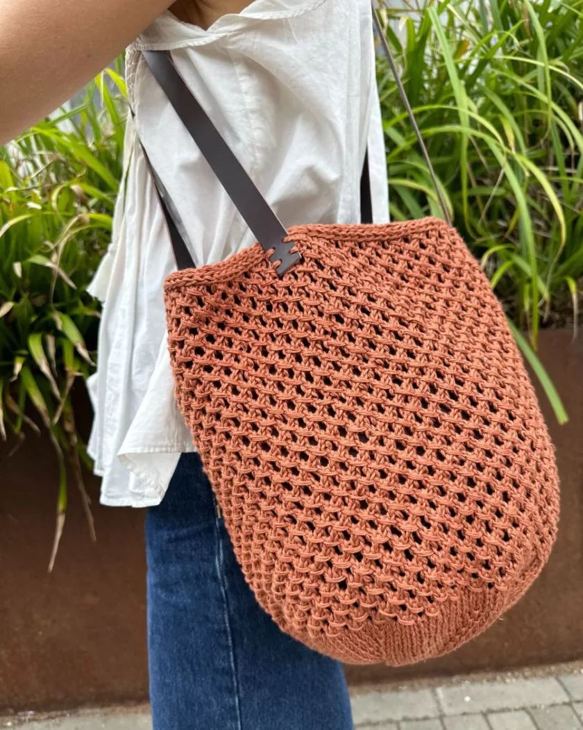 PetiteKnit I Lederriemen für French Market Bag – Bild 6