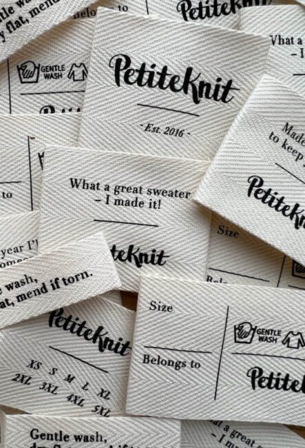 PetiteKnit I Labels