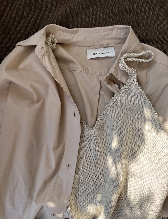 Le Knit I Pebble Top (Originalwolle)