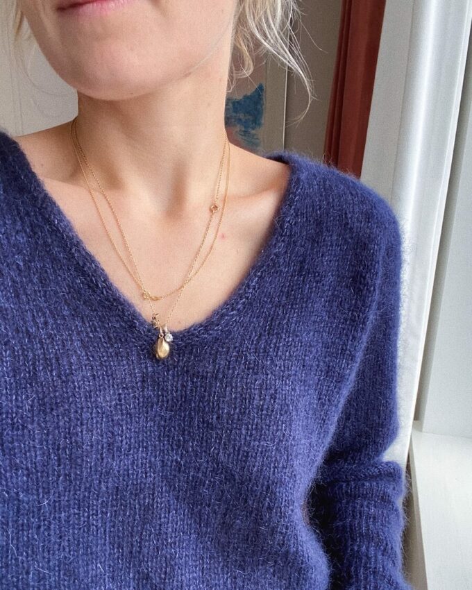 PetiteKnit I Kumulus Bluse V-neck