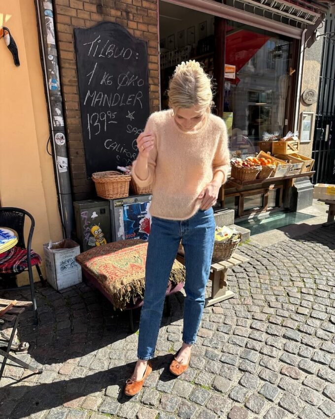 PetiteKnit I Kumulus Bluse O-neck