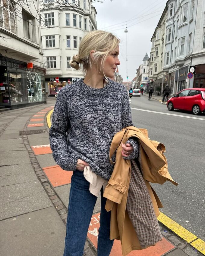 PetiteKnit I Melange Sweater