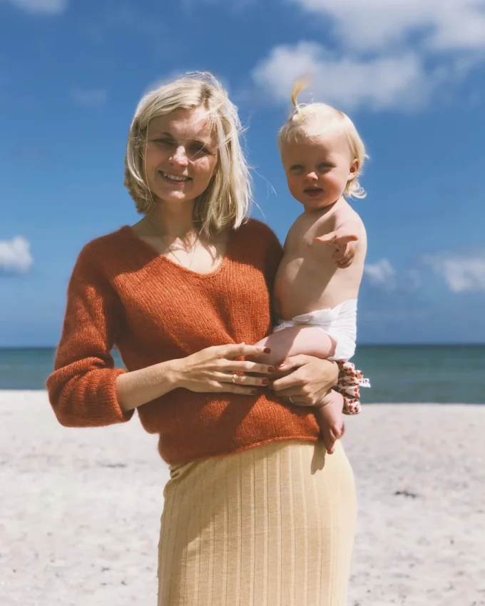 PetiteKnit I Kumulus Bluse V-neck