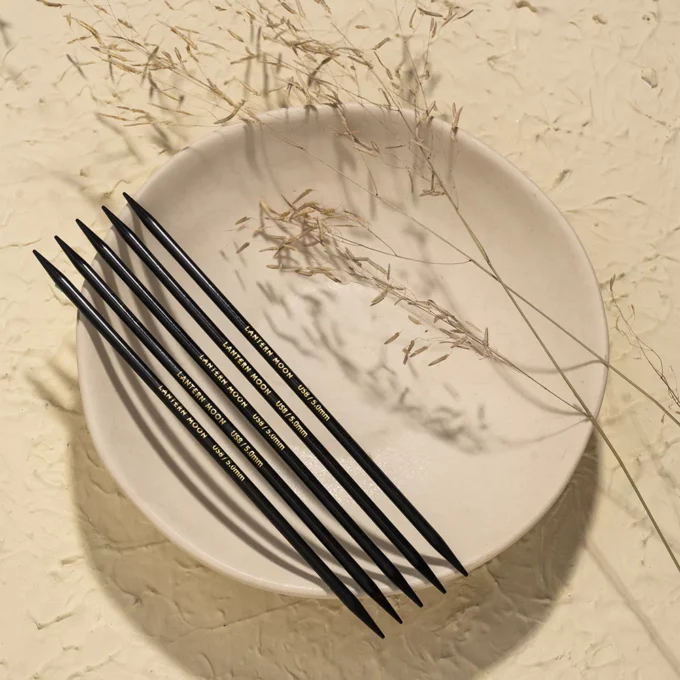 Lantern Moon I 20 cm lange Nadelspiel Nadeln "Double Pointed Knitting Needles"