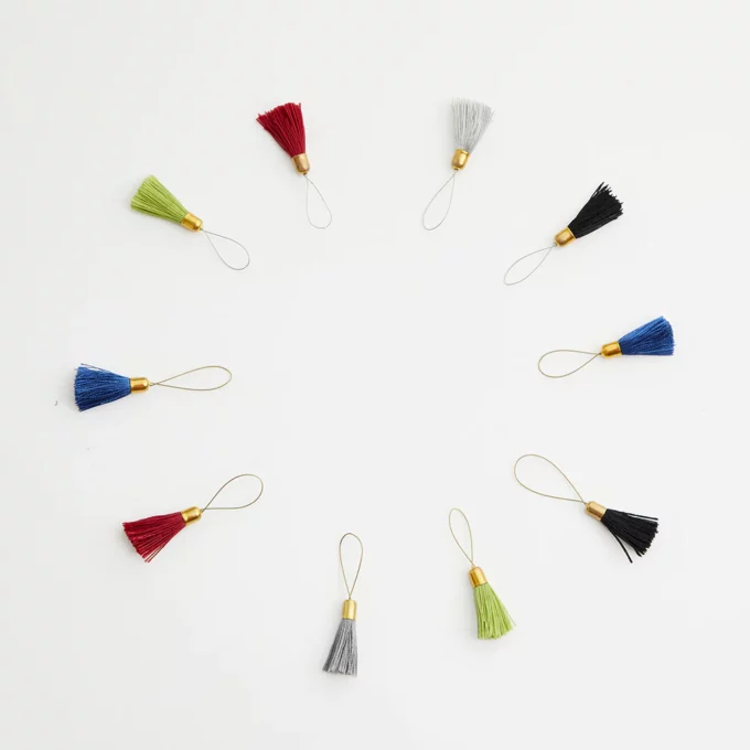 Lantern Moon I Maschenmarkierer Quasten