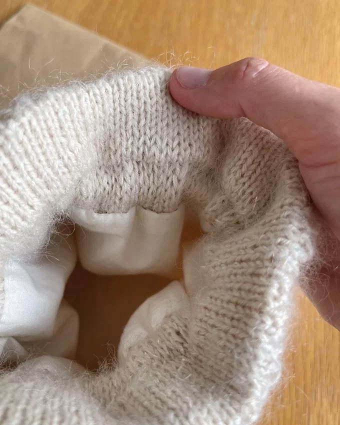 PetiteKnit I Futter für Taschen mit rundem Boden 48 cm