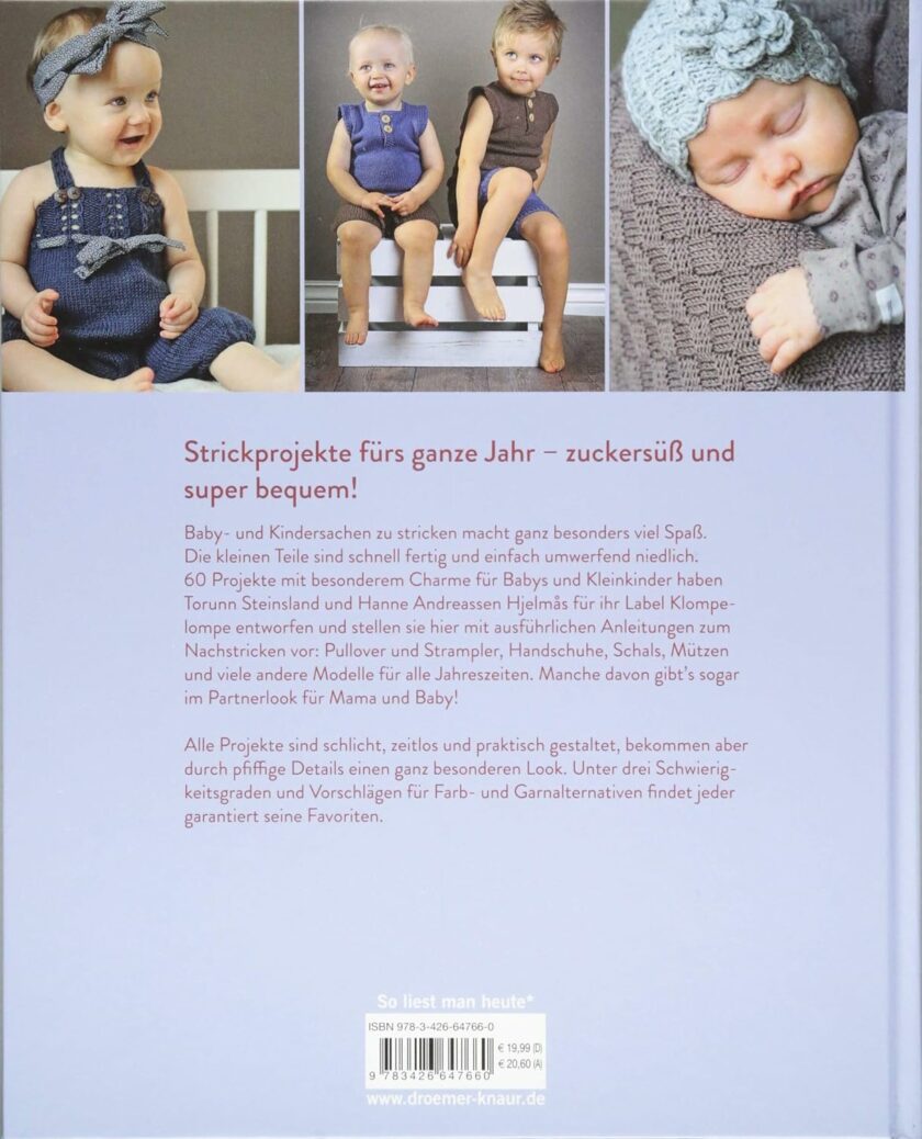 KLOMPELOMPE I  Bezaubernde Strickprojekte für Babys und Kinder – Bild 2