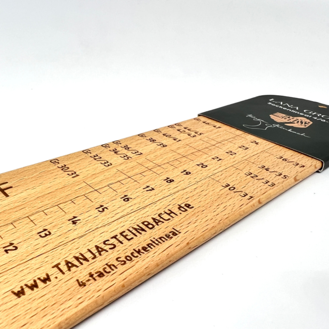 Lana Grossa I Sockenlineal by Tanja Steinbach