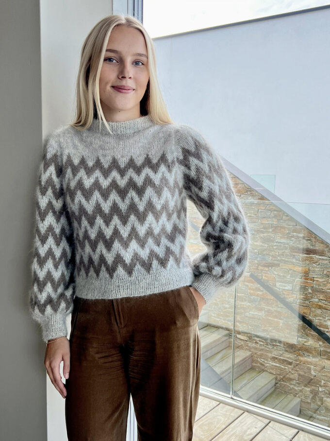 NORgardknitters I PUFFY ZIGZAG