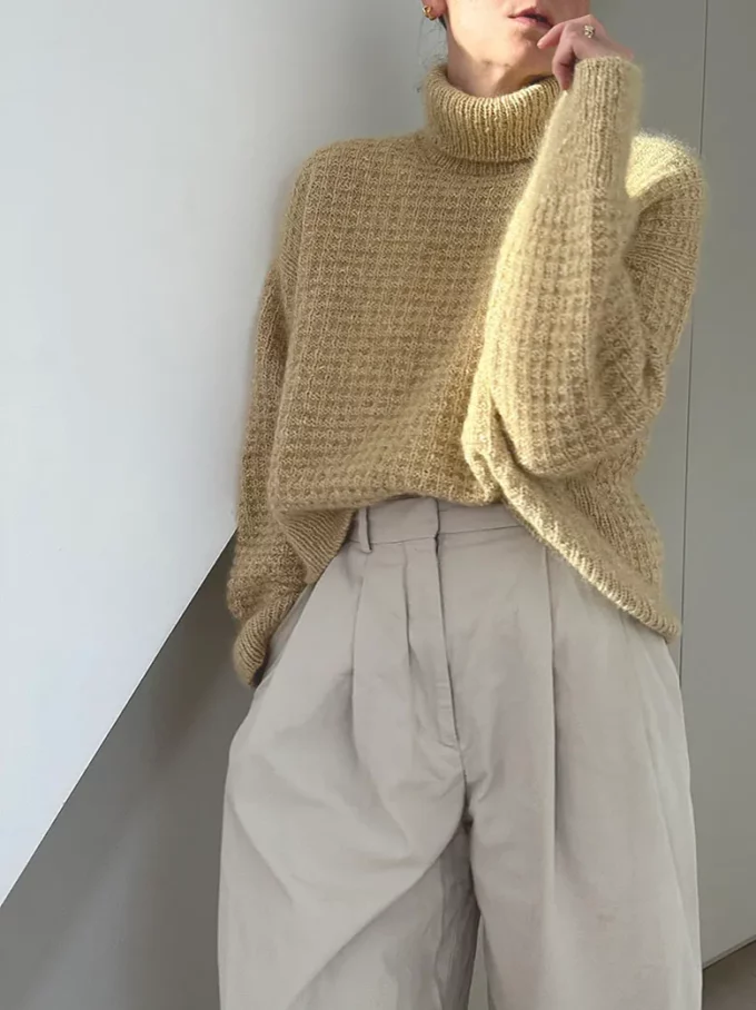 Otherloops I Waffle Loop Roll-Neck