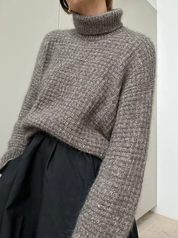 Otherloops I Waffle Loop Roll-Neck