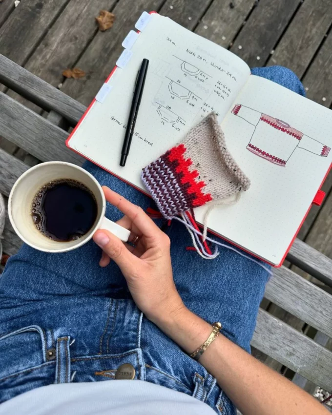 PetiteKnit I Cross Sweater