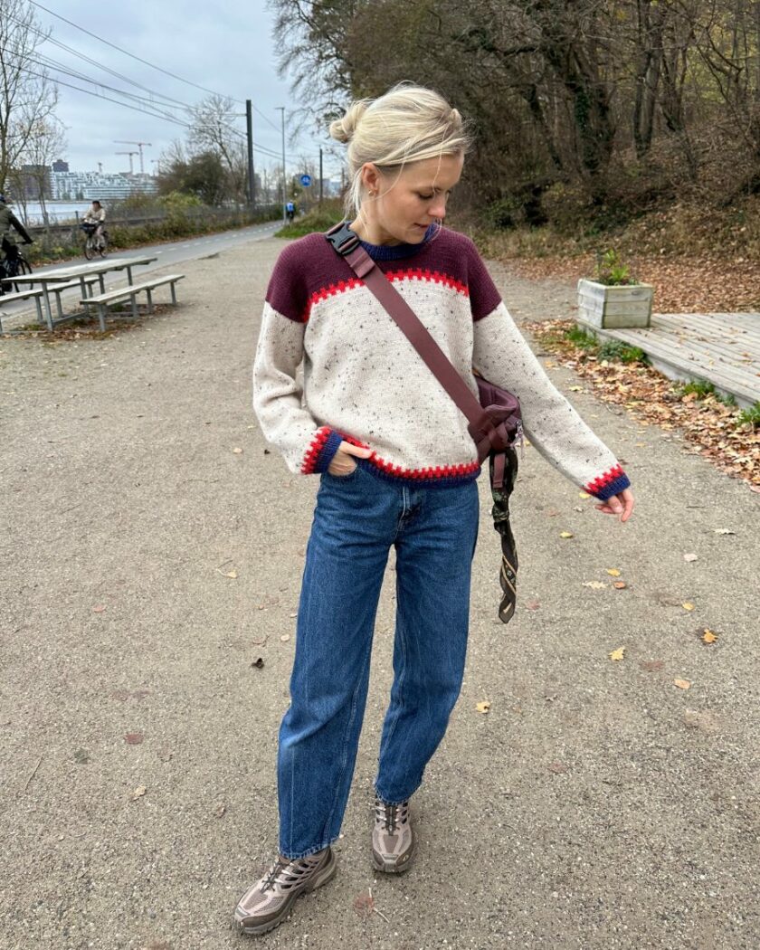 PetiteKnit I Cross Sweater