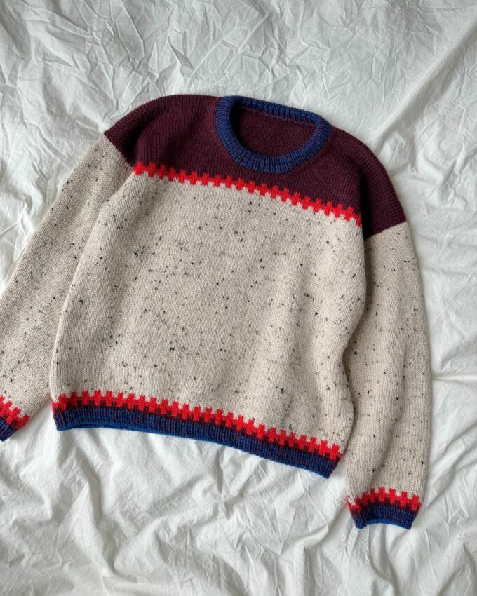 PetiteKnit I Cross Sweater