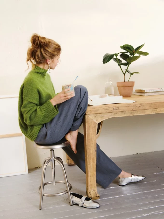 Sandnes Garn I Mindy Sweater 2502-07b Mohairvariante