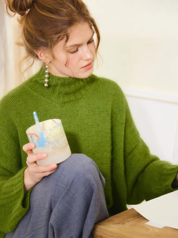 Sandnes Garn I Mindy Sweater 2502-07b Mohairvariante