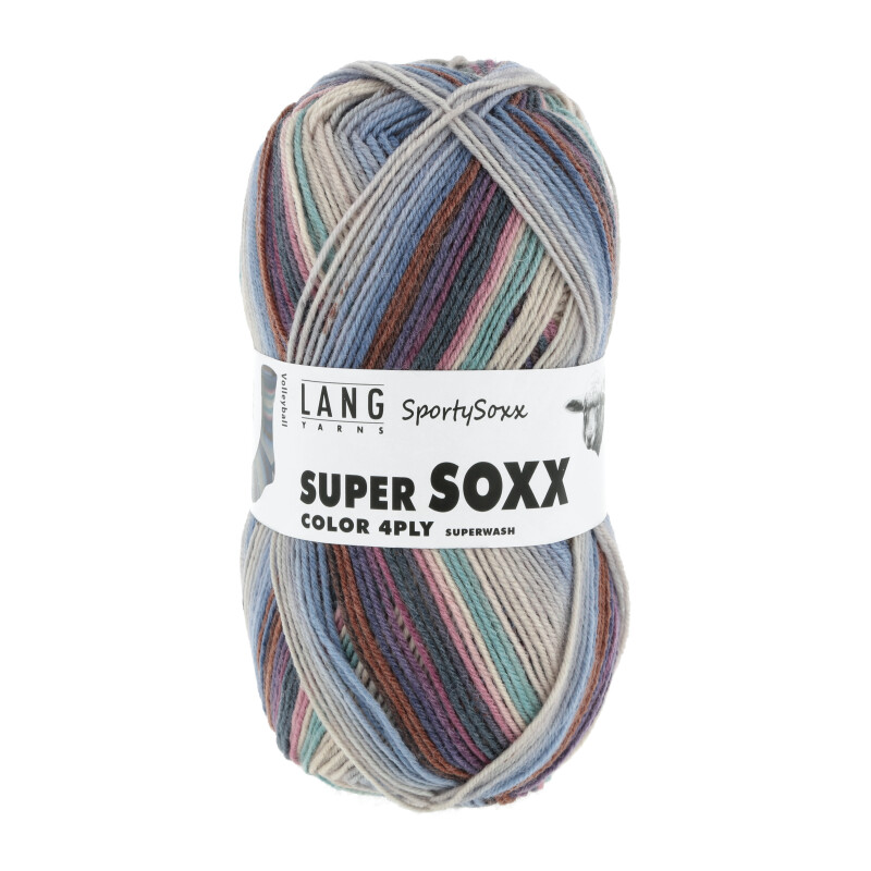 Lang Yarns I Super Soxx Color 4-fach Color
