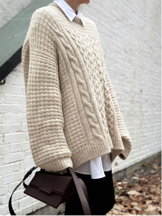 Otherloops I Waffle Loop Sweater Dress