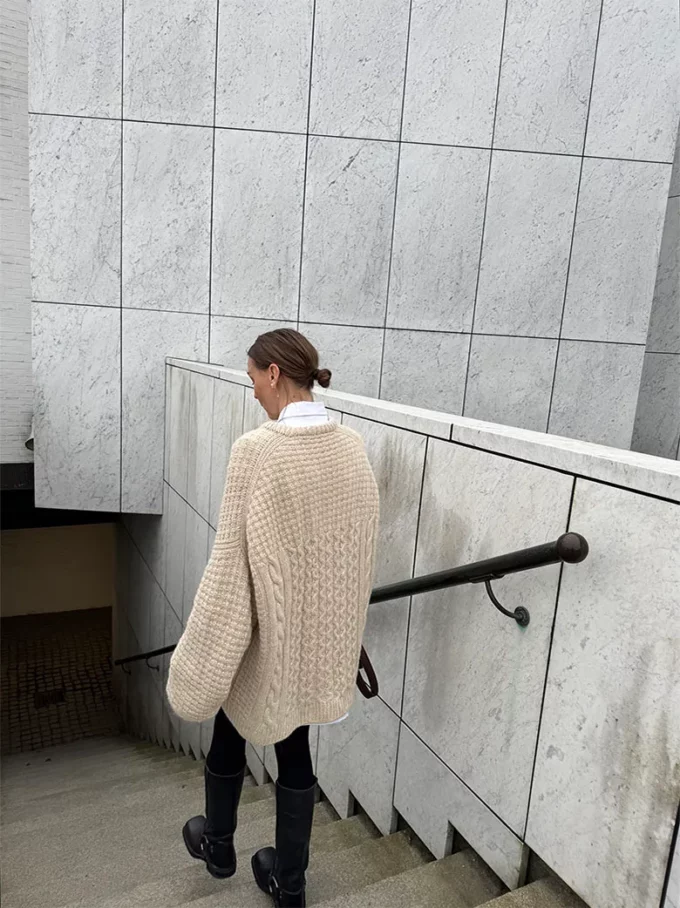 Otherloops I Waffle Loop Sweater Dress