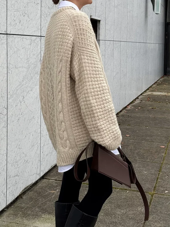 Otherloops I Waffle Loop Sweater Dress