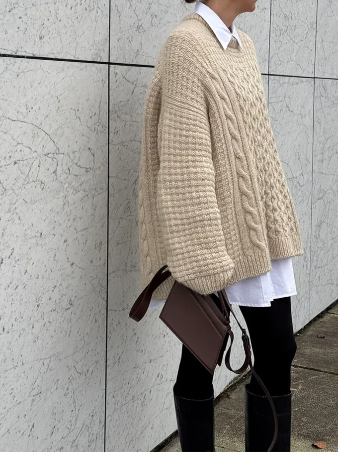 Otherloops I Waffle Loop Sweater Dress