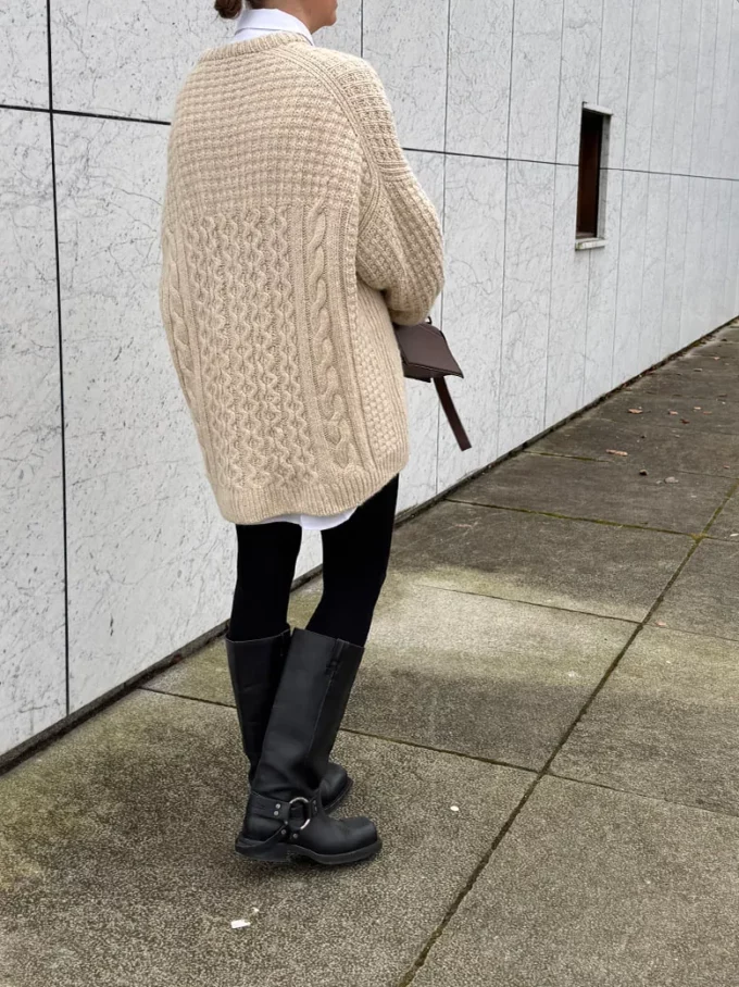 Otherloops I Waffle Loop Sweater Dress