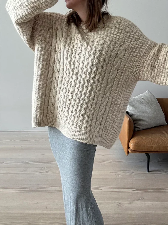 Otherloops I Waffle Loop Sweater Dress