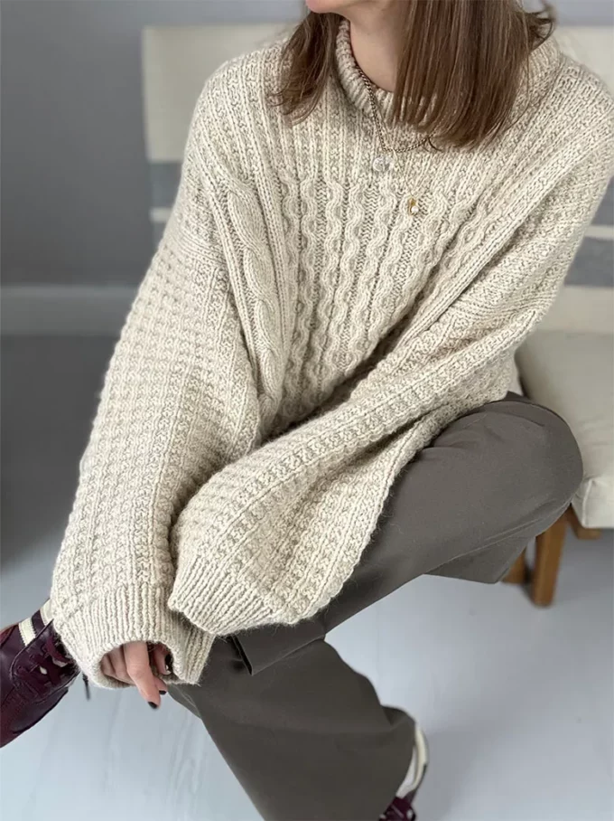 Otherloops I Waffle Loop Sweater Dress