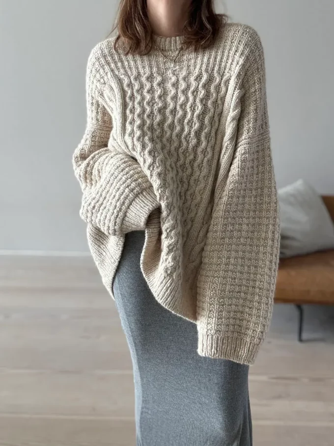 Otherloops I Waffle Loop Sweater Dress