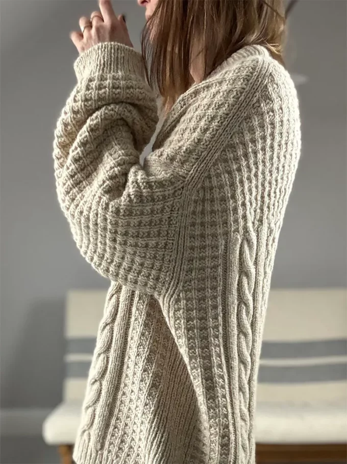 Otherloops I Waffle Loop Sweater Dress