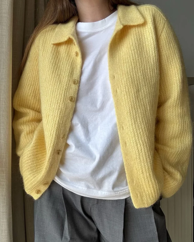 Moreca Knit I Chantal Collar Cardigan