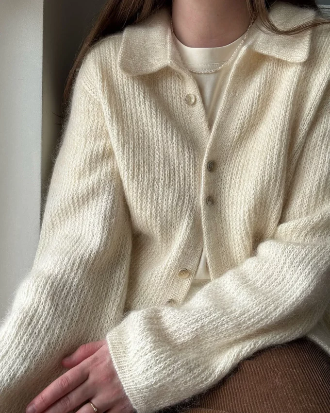 Moreca Knit I Chantal Collar Cardigan