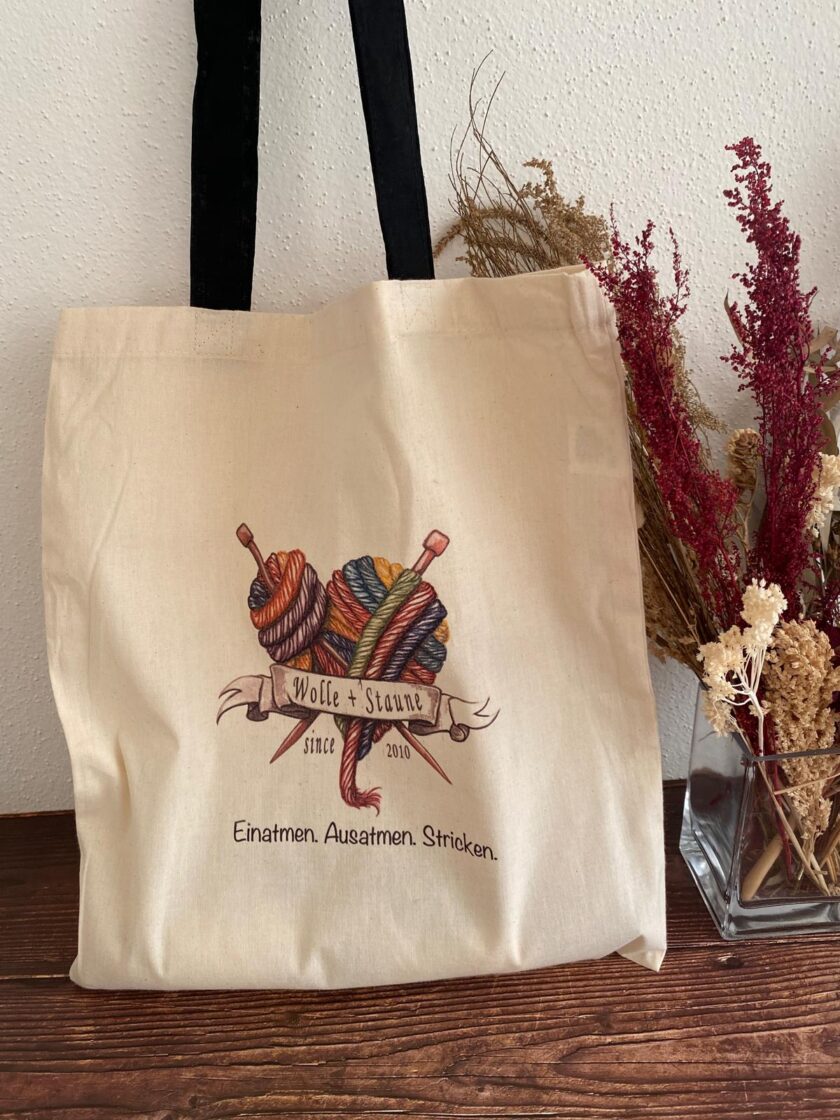 Wolle + Staune I Tote Bag – Bild 3