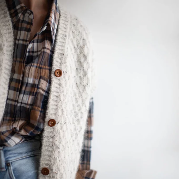 Anne Ventzel I LEANDER CARDI VEST (Variante Sandnes Garn)